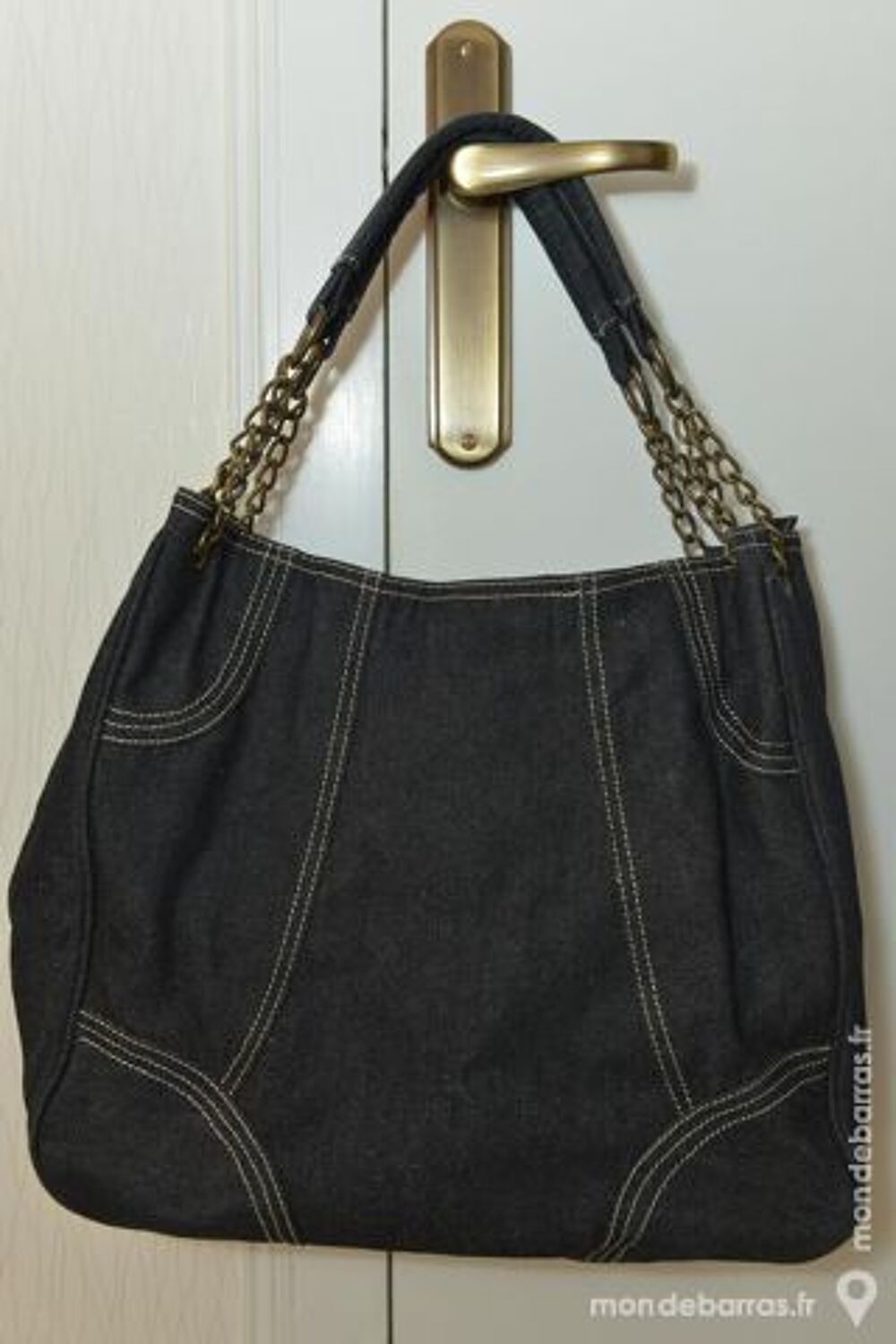 SAC A MAIN EN JEAN NEUF Maroquinerie
