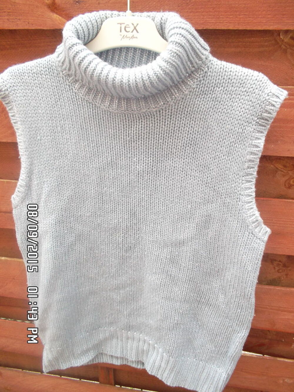 PULL DEBARDEUR GRIS T.14 A*JUSTE 2E*KIKI60230 Vêtements enfants
