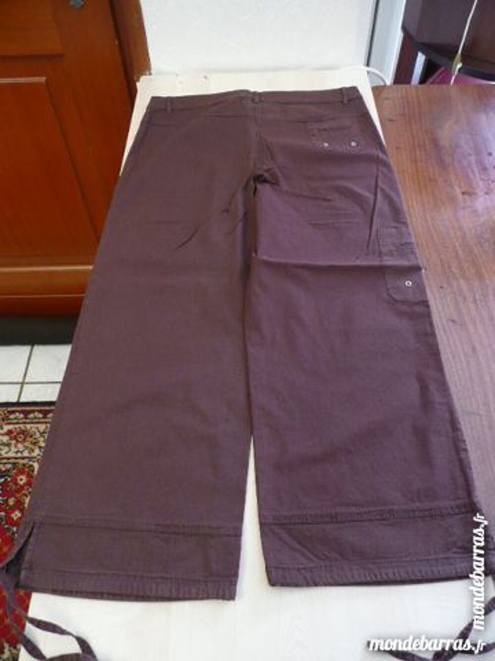 PANTACOURT MARRON ARMAND THIERY T40 Vêtements