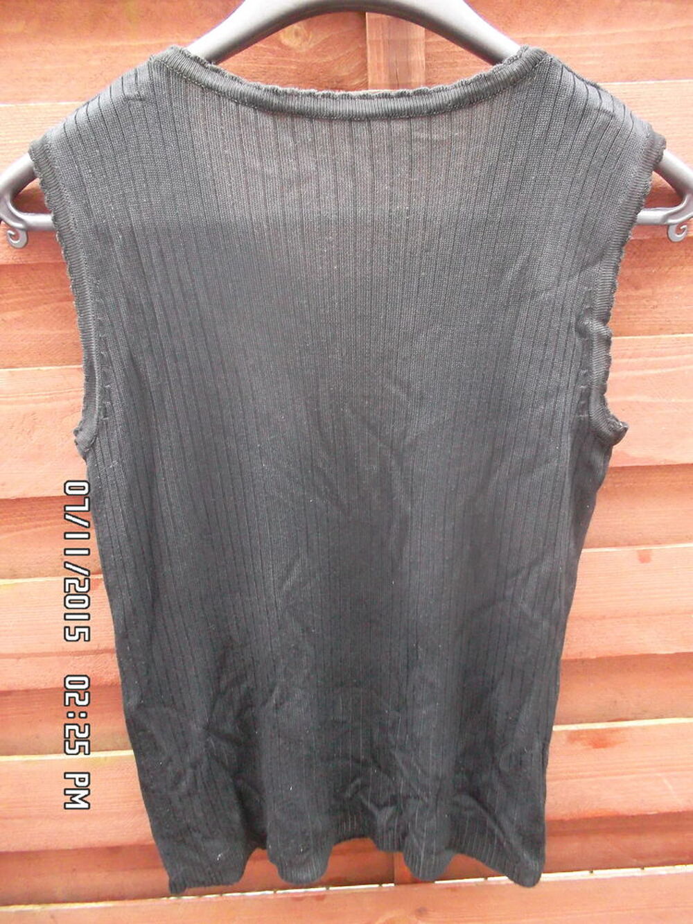 PULL DEBARDEUR NOIR*JUSTE 2E*KIKI60230 Vêtements