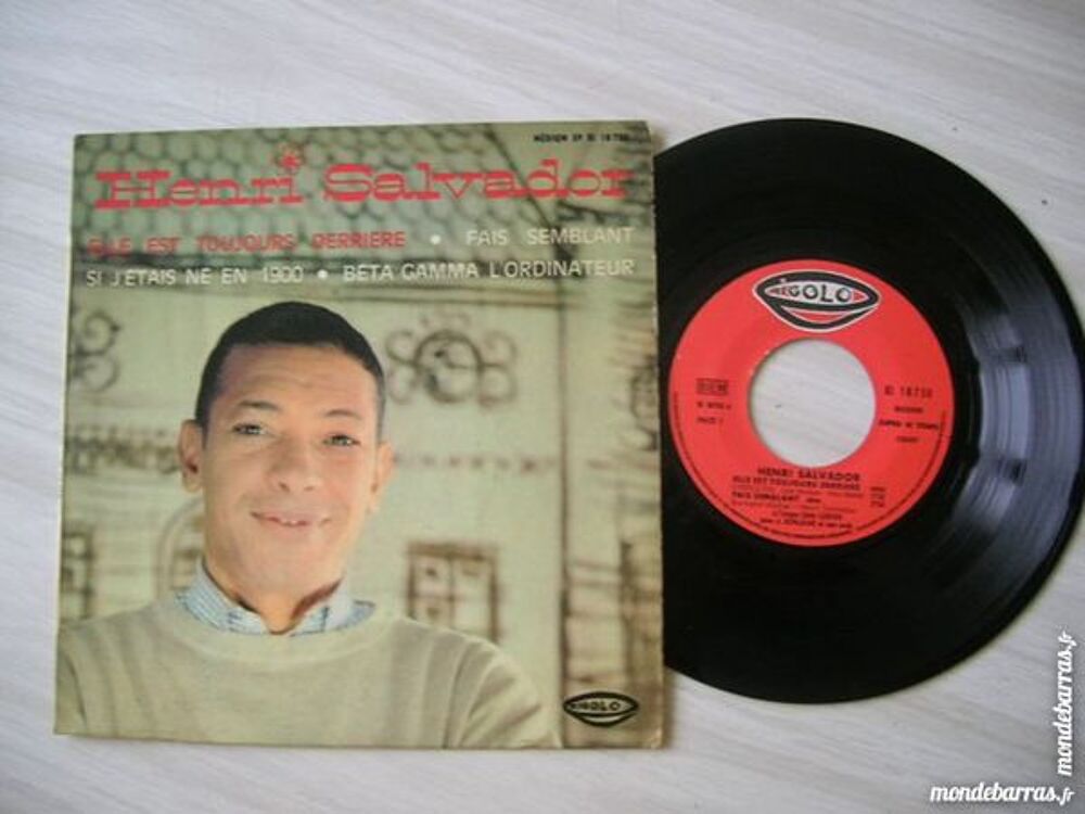 45 TOURS EP HENRI SALVADOR Fais semblant CD et vinyles