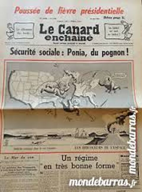 CANARD ENCHAINE Annes 1973-1974 120 Boulogne-Billancourt (92)