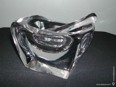 Ancien cendrier cristal daum kuhlmann vintage loft 40 Dunkerque (59)