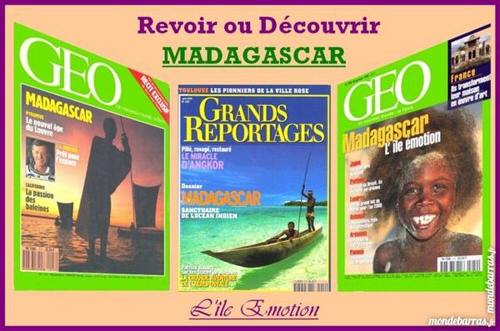 Revoir ou d&eacute;couvrir : MADAGASCAR Livres et BD
