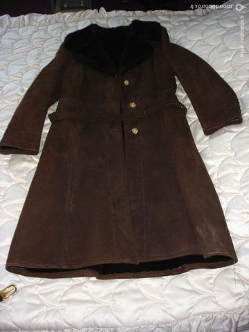 V&ecirc;tements cuir, manteau agneau plong&eacute; Vêtements