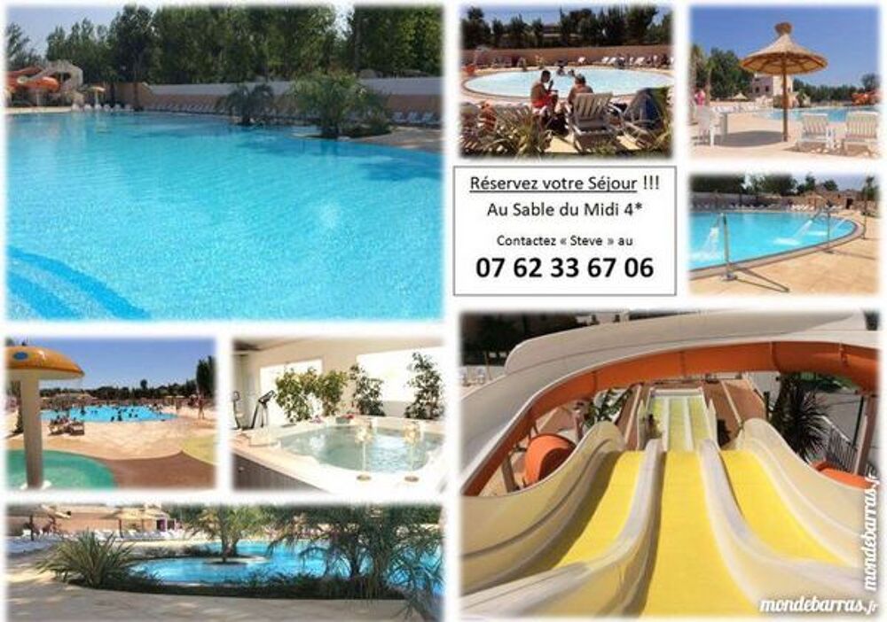   JSMobilhome 1/8 Pers - VACANCES 4* Clim-Terrasse Languedoc-Roussillon, Valras-Plage (34350)