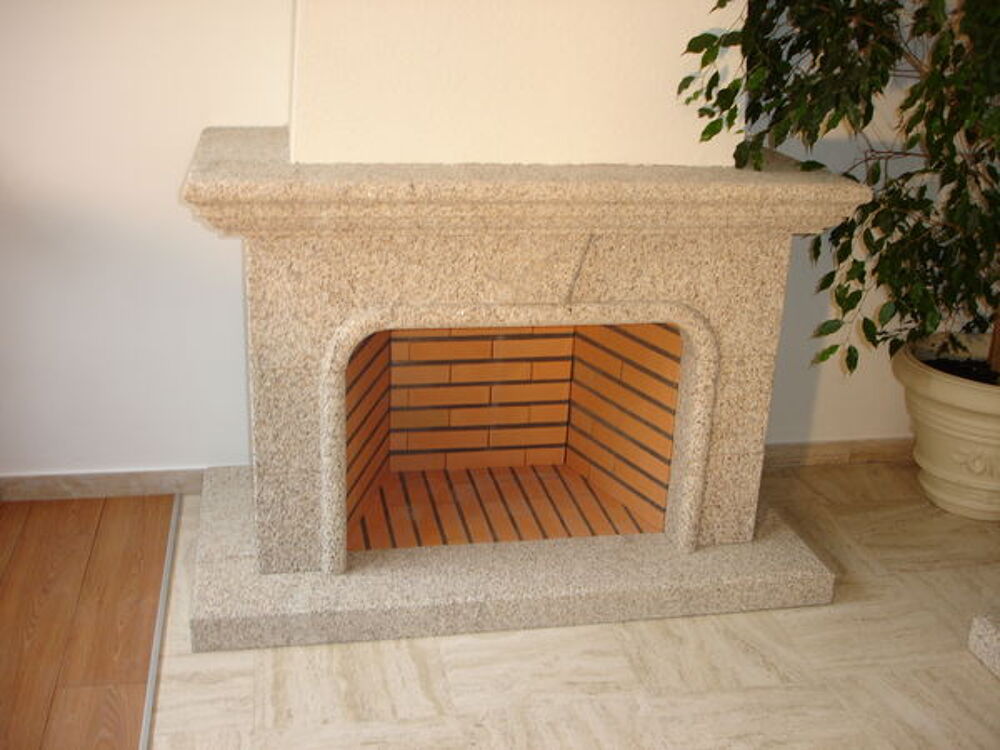 cheminee pierre granit Décoration