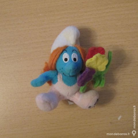 Peluche mcdonald Schtroumpf Sasette 1 Betton (35)