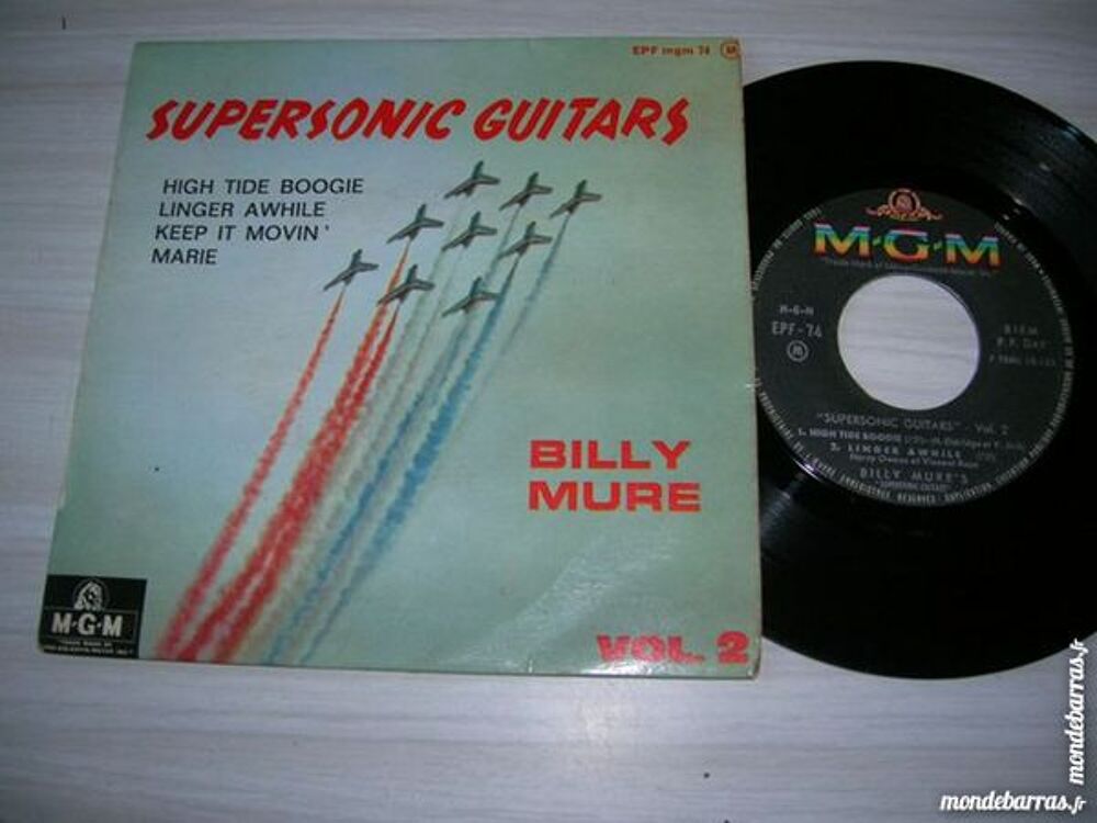 45 TOURS EP BILLY MURE SUPERSONIC GUITARS High tid CD et vinyles