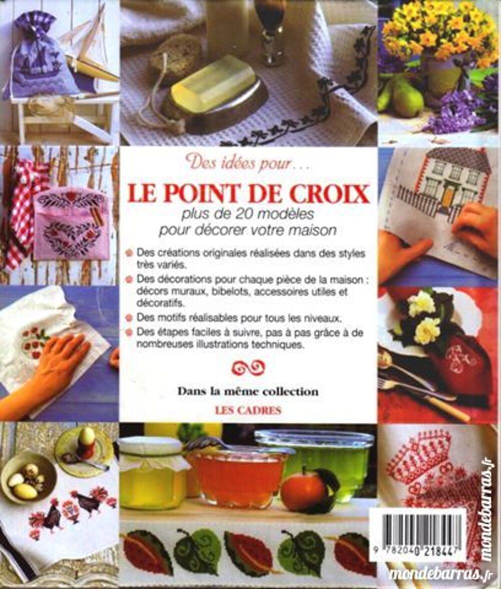 LE POINT DE CROIX - COUTURE / prixportcompris Livres et BD
