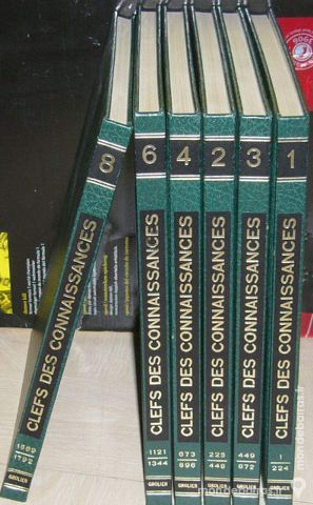 Clefs des connaissances encyclop&eacute;die 6 volumes Livres et BD