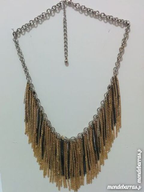 Collier fantaisie (Tons doré & argenté) 35 Courbevoie (92)