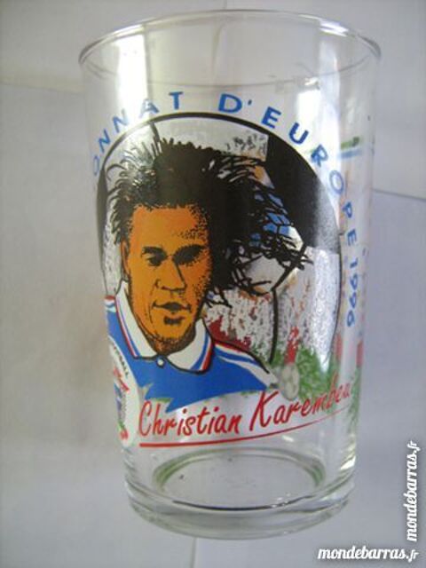 VERRE DECORE FOOT CHRISTIAN KAREMBEU 3 Brest (29)