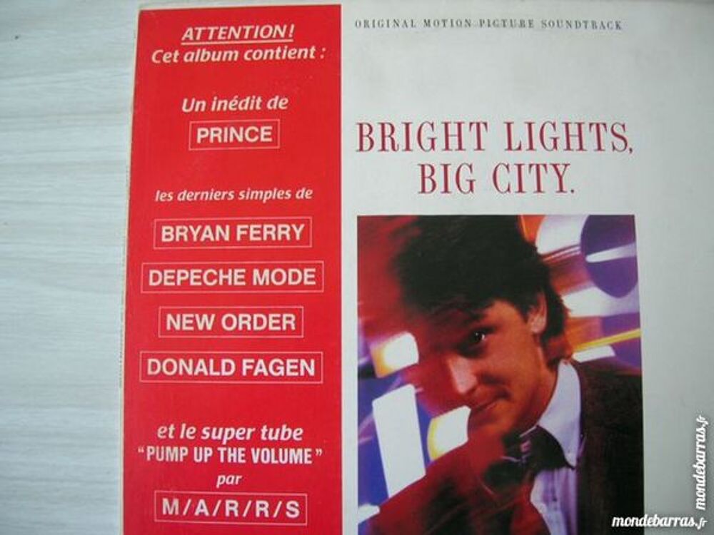 33 TOURS BRIGHT LIGHTS BIG CITY - BOF CD et vinyles