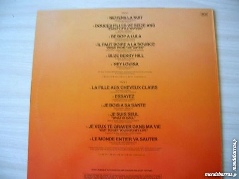 33 TOURS JOHNNY HALLYDAY Disque d'Or Volume 4 CD et vinyles