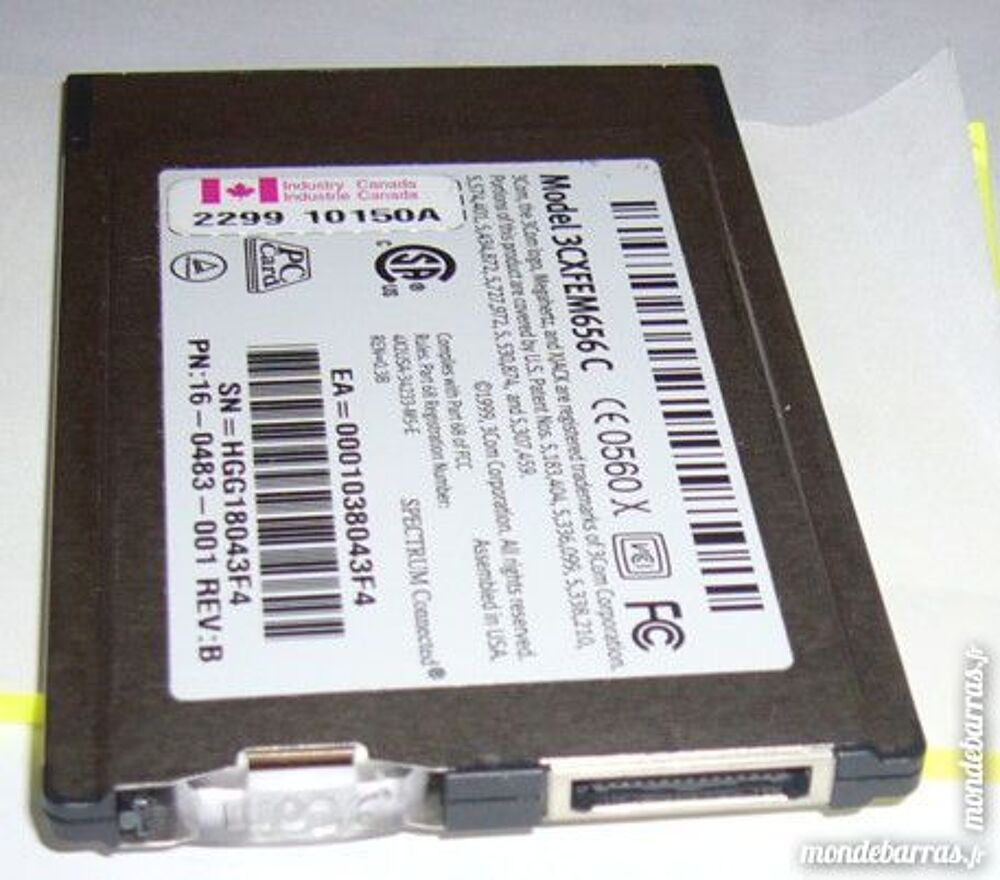 "Carte wifi pcmcia APC wcb2000G neuve""" Matériel informatique