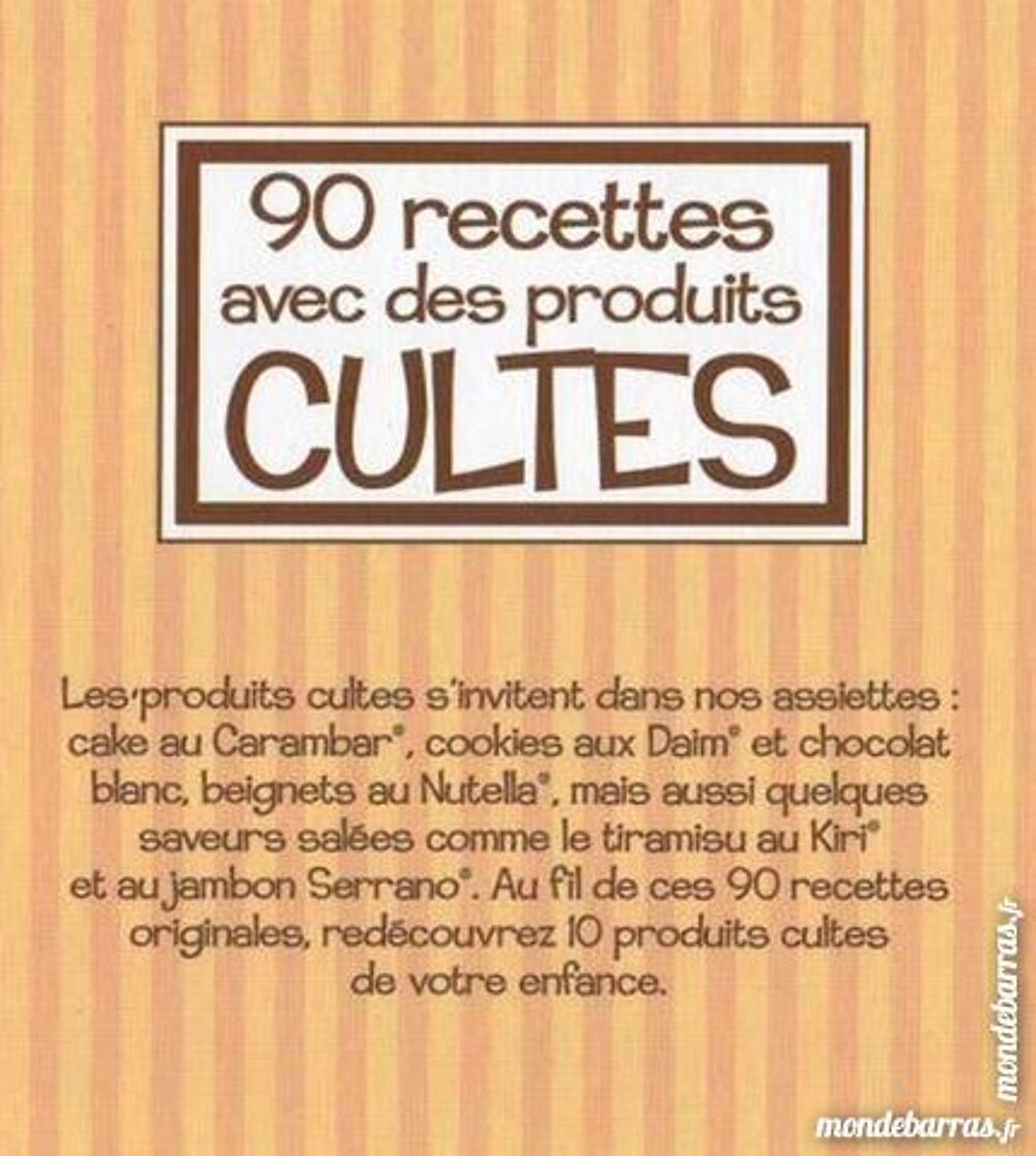 les PRODUITS CULTES en cuisine / prixportcompris Livres et BD