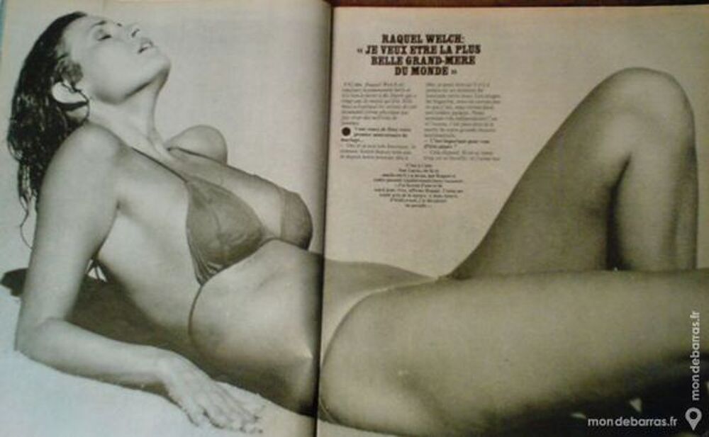 RAQUEL WELCH Marcel Cerdan PARIS MATCH 1981 