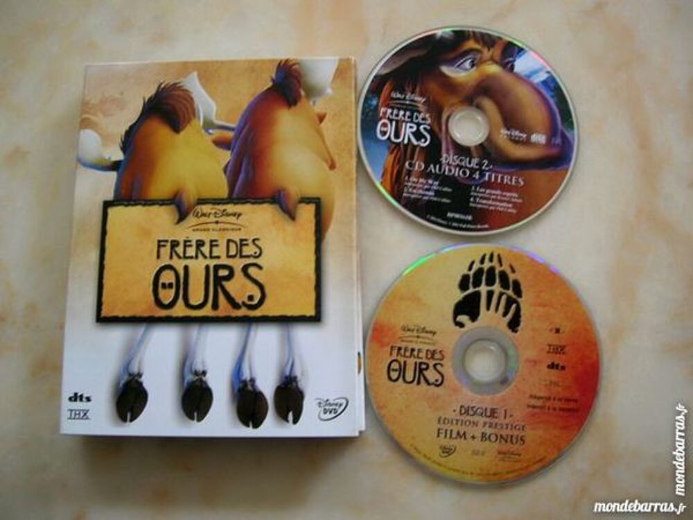 DVD FRERE DES OURS Collector 2 DVD + 1 CD - N&deg;73 DVD et blu-ray