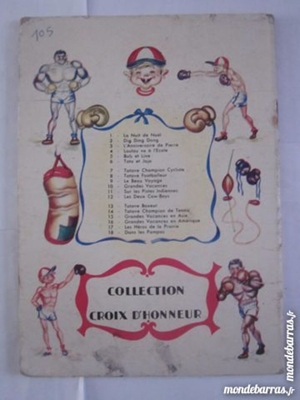 TATAVE BOXEUR collection CROIX D'HONNEUR Livres et BD