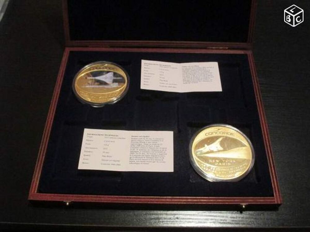 COFFRET 2 MEDAILLES "ADIEU AU CONCORDE" 