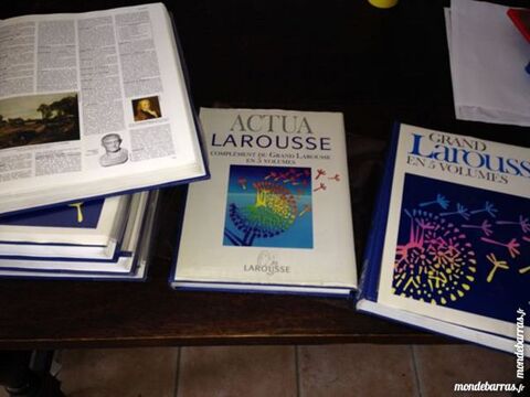 Grand Larousse en 5 volumes + Complment Actua 25 Caumont-sur-Durance (84)