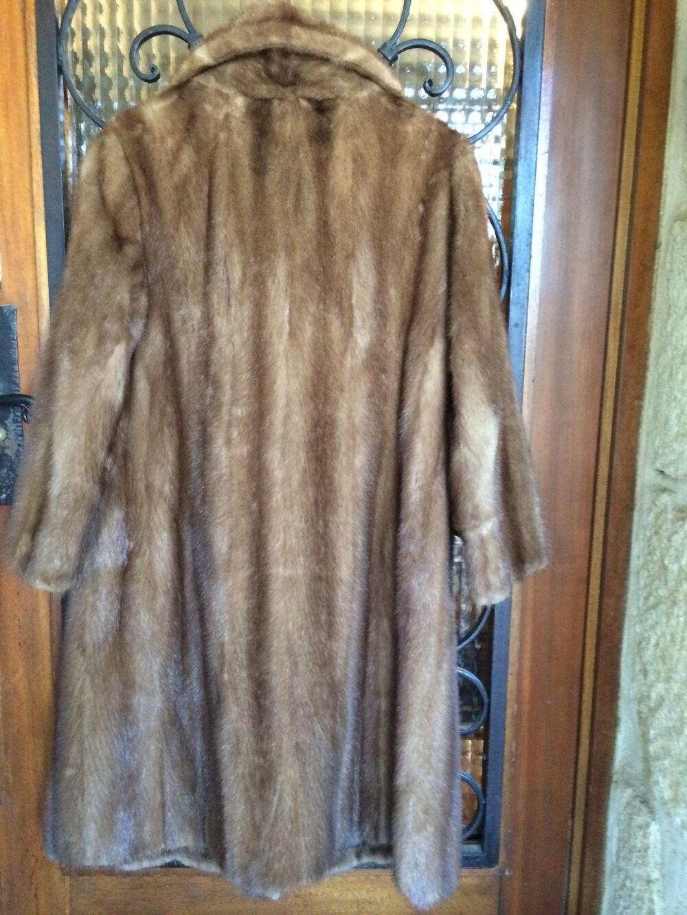 Manteau vison roux Vêtements