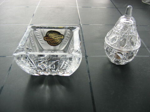 Cendrier en cristal de Taillerie d'art BOOG FRERES 30 Le Vernois (39)