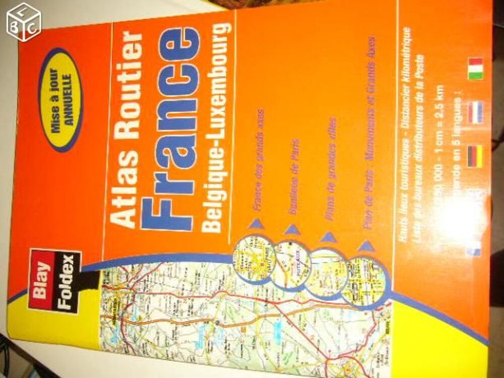 atlas routier France Belgique Luxembourg neuf Livres et BD