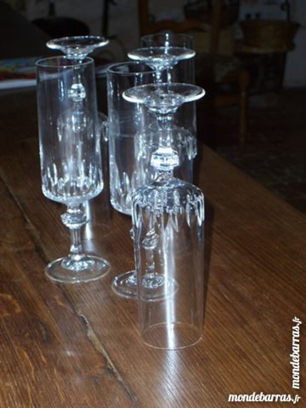 6 verres cristal arques Cuisine