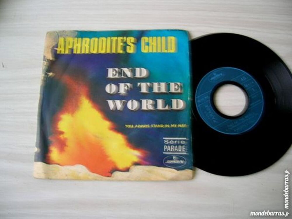 45 TOURS APHRODITE'S CHILD The end of the world CD et vinyles