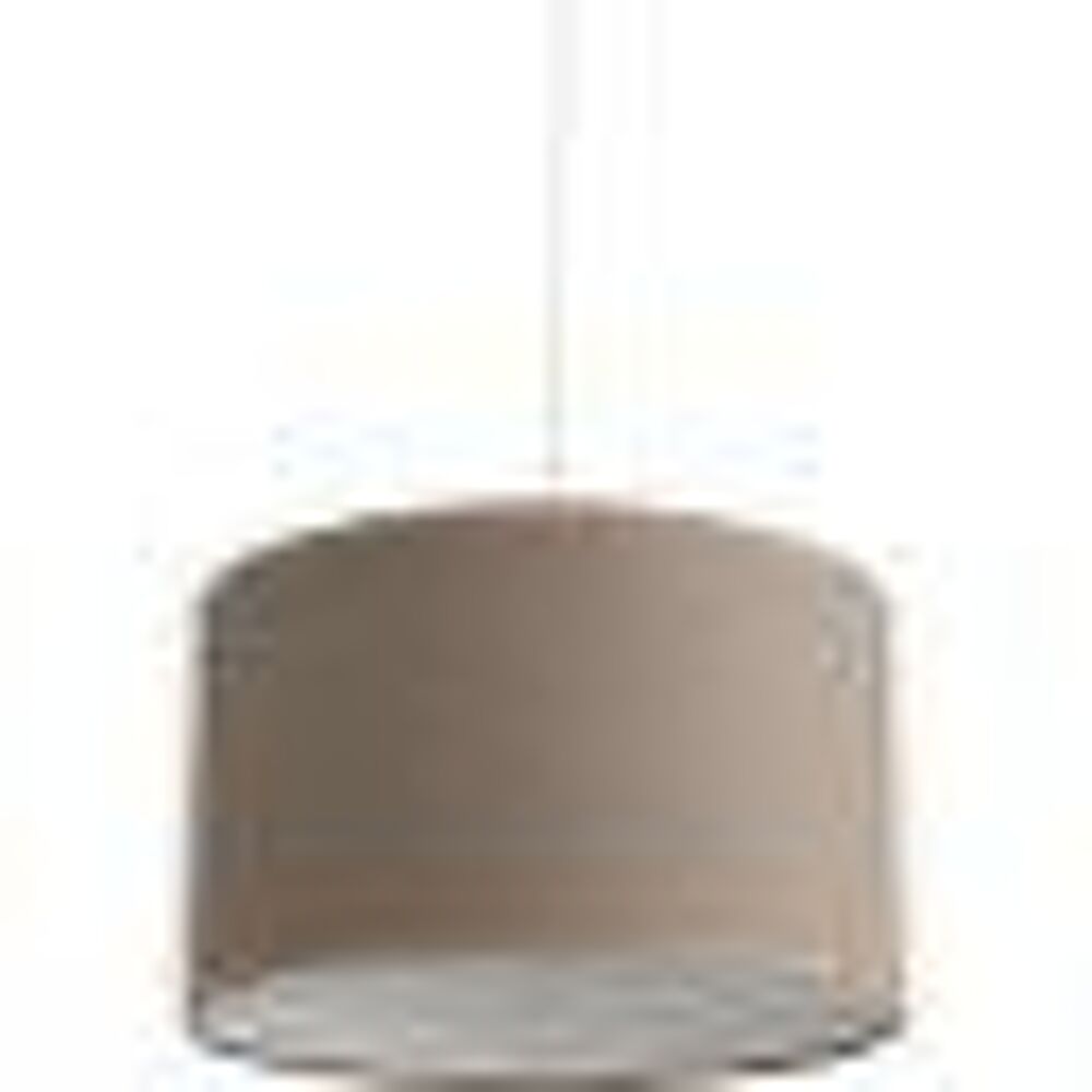 Suspension (plafonnier) en coton de couleur taupe Décoration