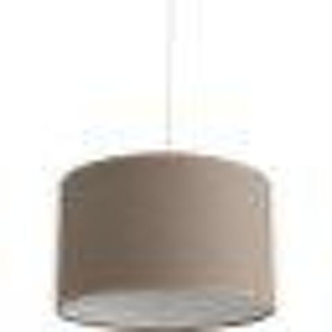 Suspension (plafonnier) en coton de couleur taupe 15 Clamart (92)