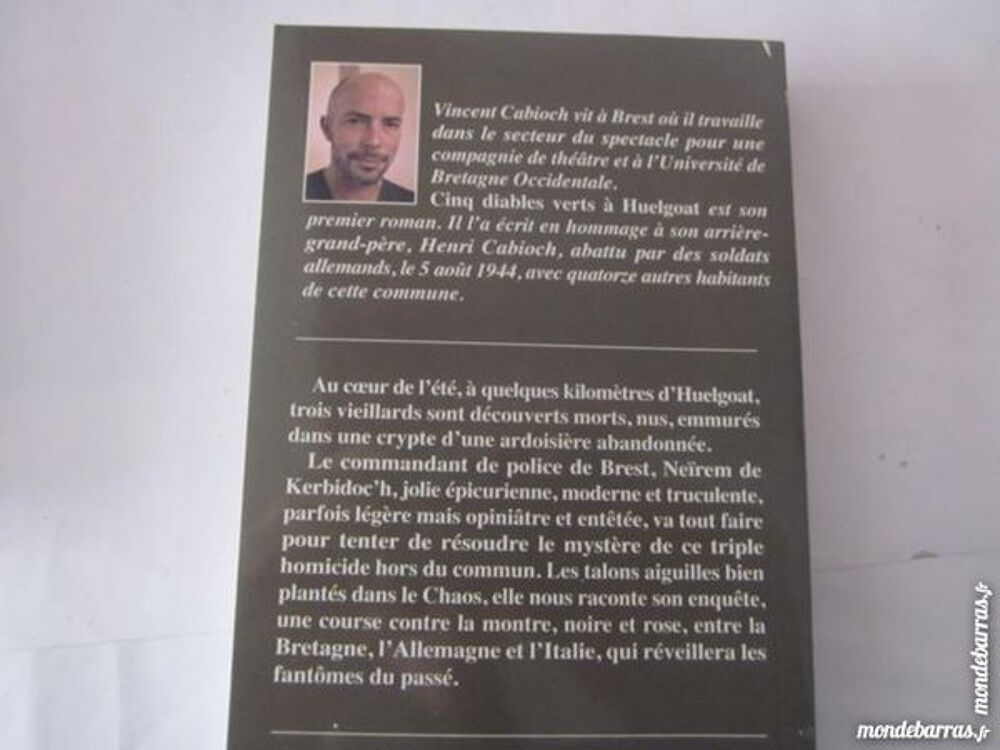 5 DIABLES VERTS A HUELGOAT policier BARGAIN Livres et BD