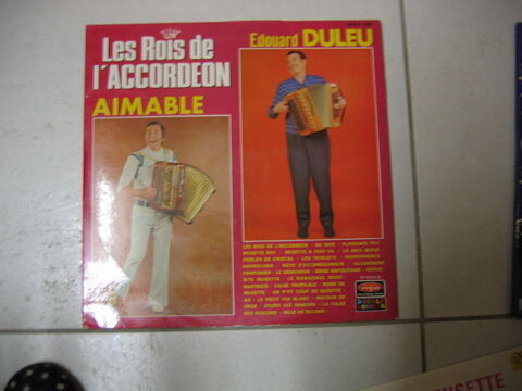 Lot de 8 disques 33T d'accordéon 30 Le Vernois (39)