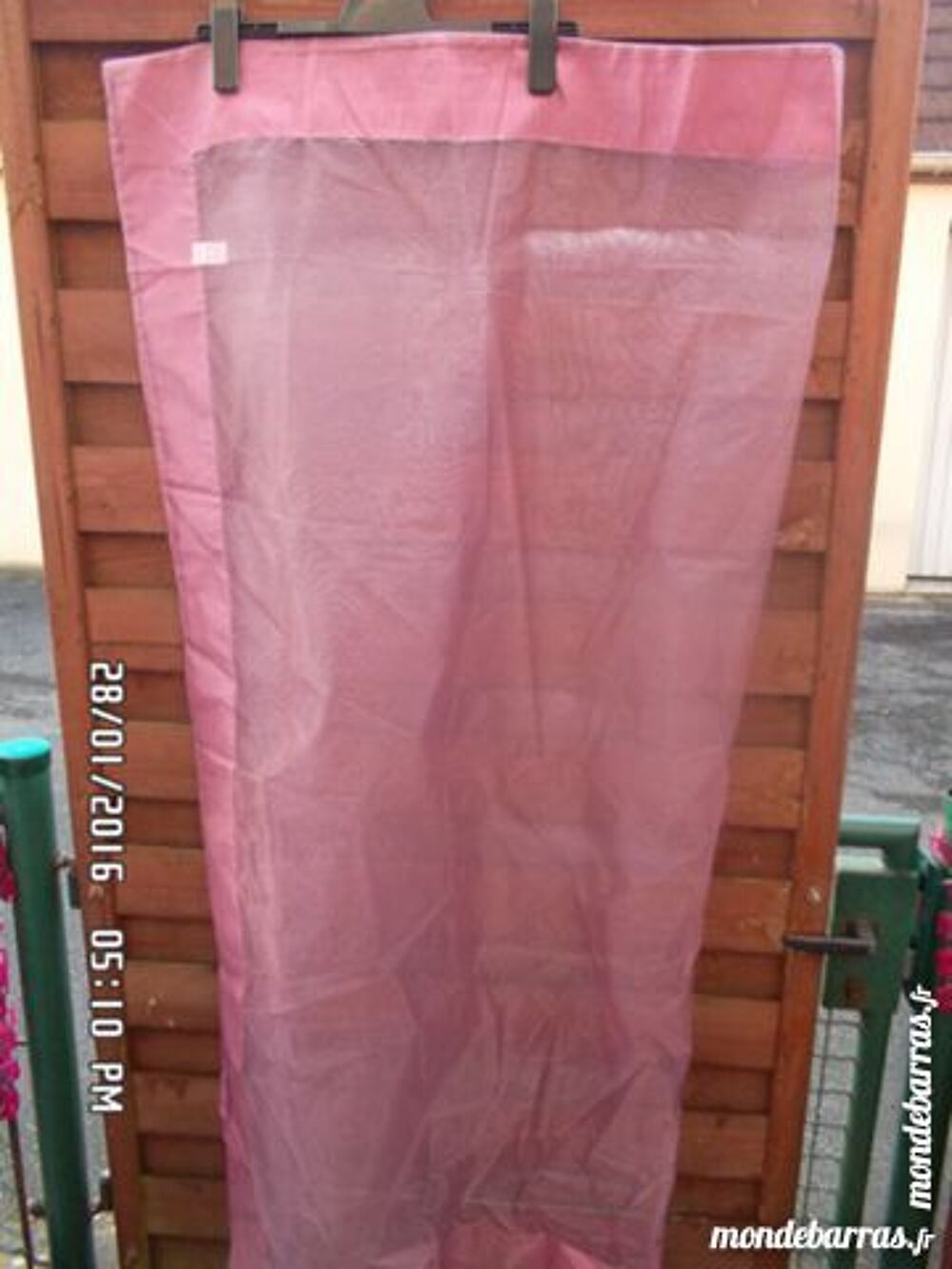 nappe vieux rose transparente Cuisine
