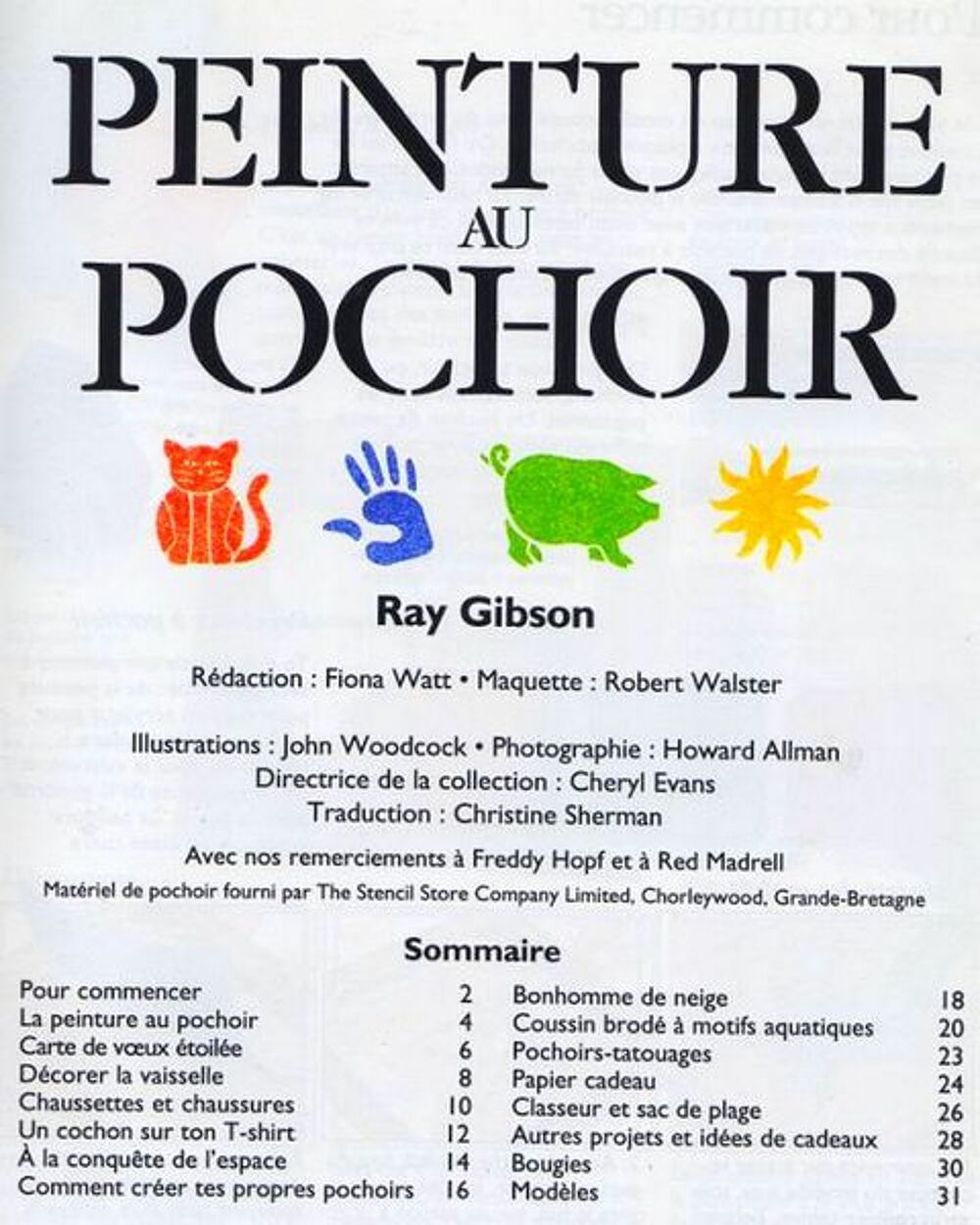 POCHOIR.peinture au pochoir.DECO / prixportcompris Livres et BD