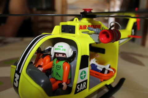 PLAYMOBIL - 3845  Hlicoptre de sauvetage 30 La Sentinelle (59)