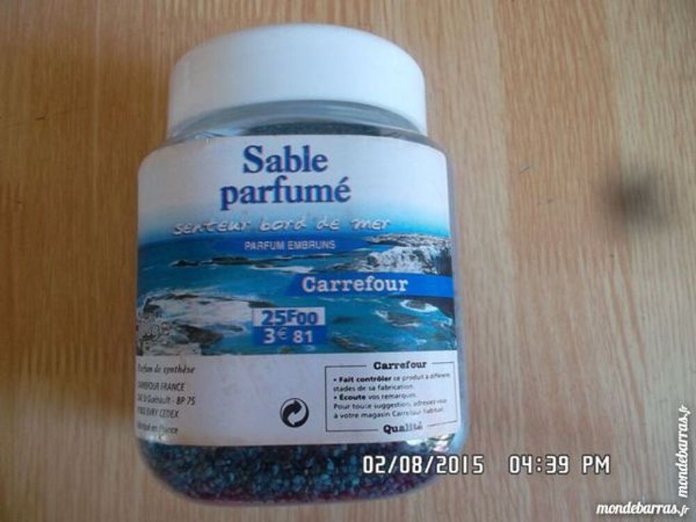 sable parfum&eacute; bleu*juste 2e*kiki60230 Décoration