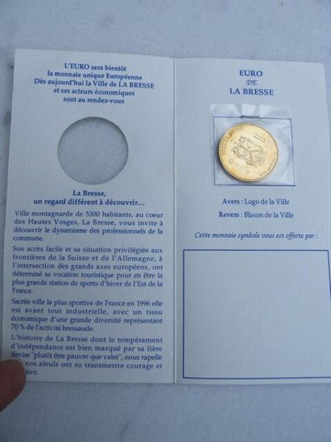 tres rare collection monnaie de Paris euro de la Bresse 
10 Viriat (01)