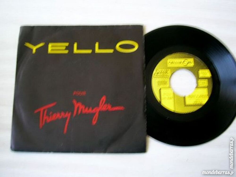 45 TOURS YELLO Night Flanger - PROMO - MUGLER CD et vinyles