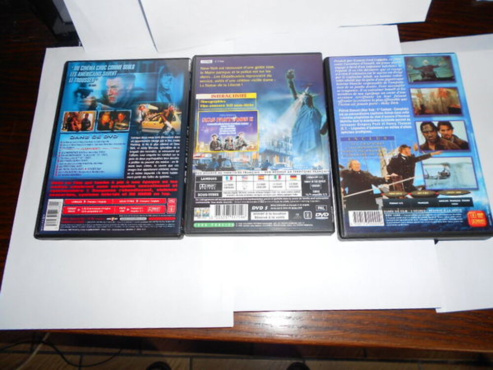 lot 3 DVD DVD et blu-ray