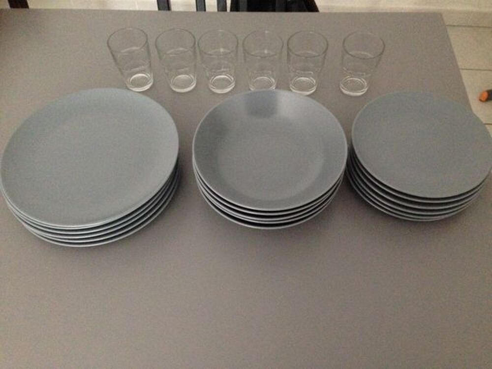 Assiette + Verre + Bol + Mug Cuisine