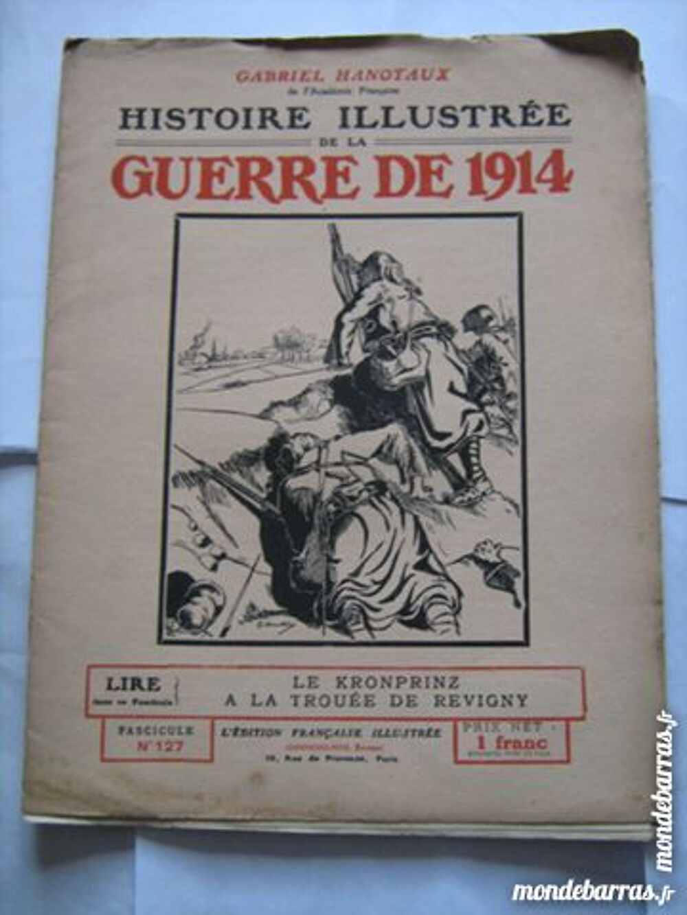 GUERRE DE 1914 N&deg; 127 Livres et BD