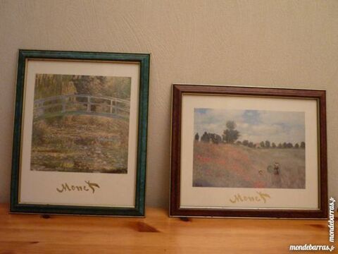 Lot 2 cadres reproductions Monet 6 Couternon (21)