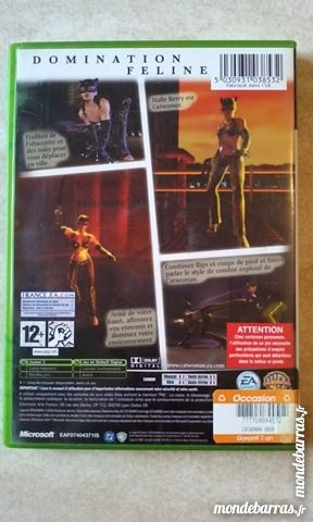 CATWOMAN (12+) XBOX Consoles et jeux vid�os