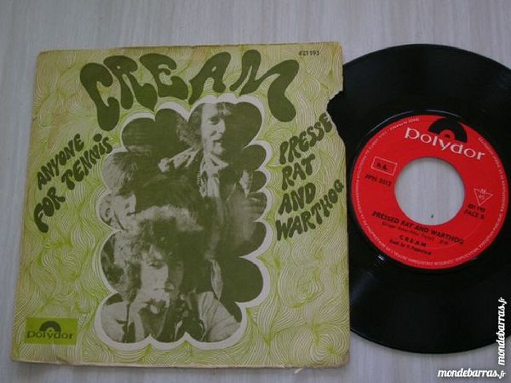 45 TOURS CREAM Anyone for tennis - RARE CD et vinyles