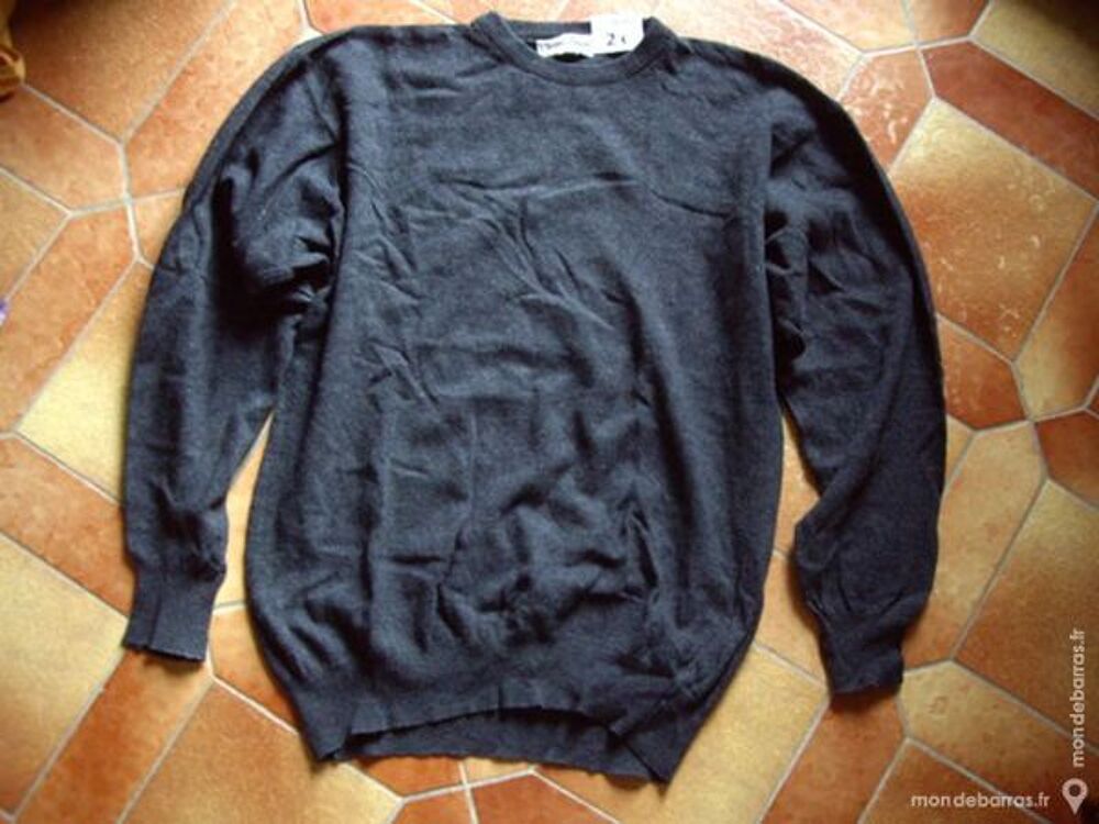 PULL Gris Homme Taille M Vêtements