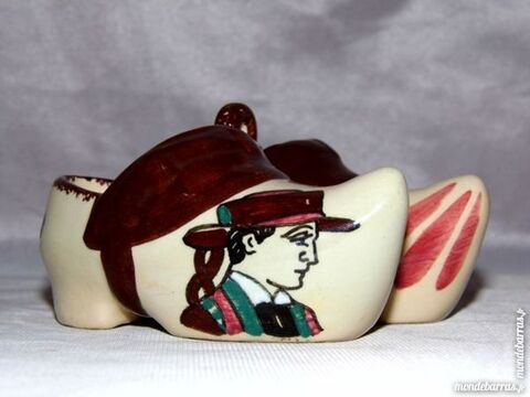 Saleron faience KERALUC QUIMPER SABOTS sign� 20 Dunkerque (59)