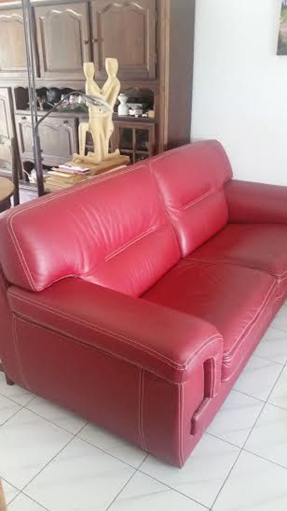 beau canap&eacute; cuir Meubles